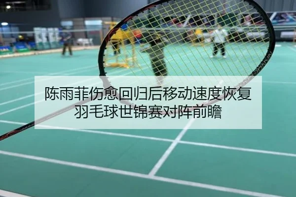陈雨菲伤愈回归后移动速度恢复 羽毛球世锦赛对阵前瞻