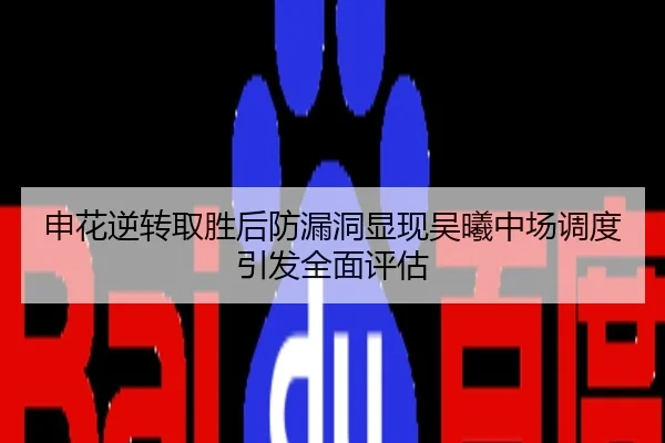申花逆转取胜后防漏洞显现吴曦中场调度引发全面评估